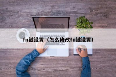 ​fn键设置（怎么修改fn键设置）