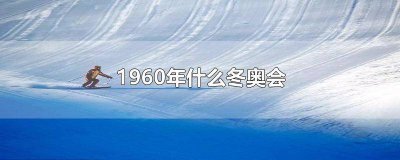 ​1960年在什么冬奥会 1960年的什么冬奥会上