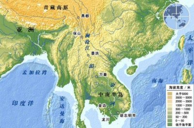 ​亚洲流经国家最多的河流，湄公河途径6个国家