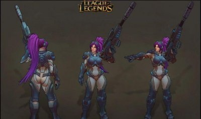 ​LOL：女警新炫酷皮肤来袭！设计师概念设计曝光反星守凯瑟琳