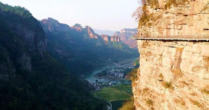 游绍兴新昌玻璃栈道, 风景美的不像话