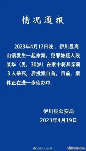 ​河南男子杀亲属三人后自首，究竟是人性的扭曲还是道德的沦丧？